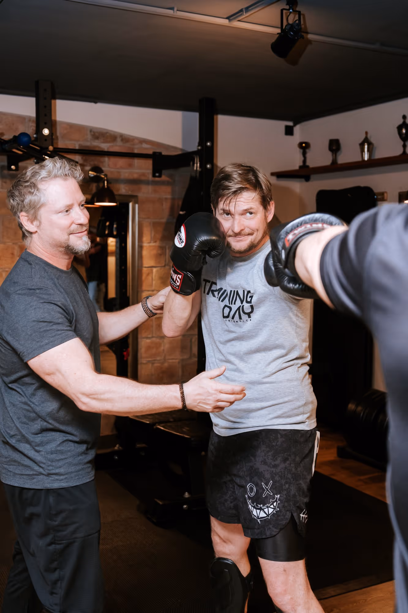 Box-Training zu zweit im Studio